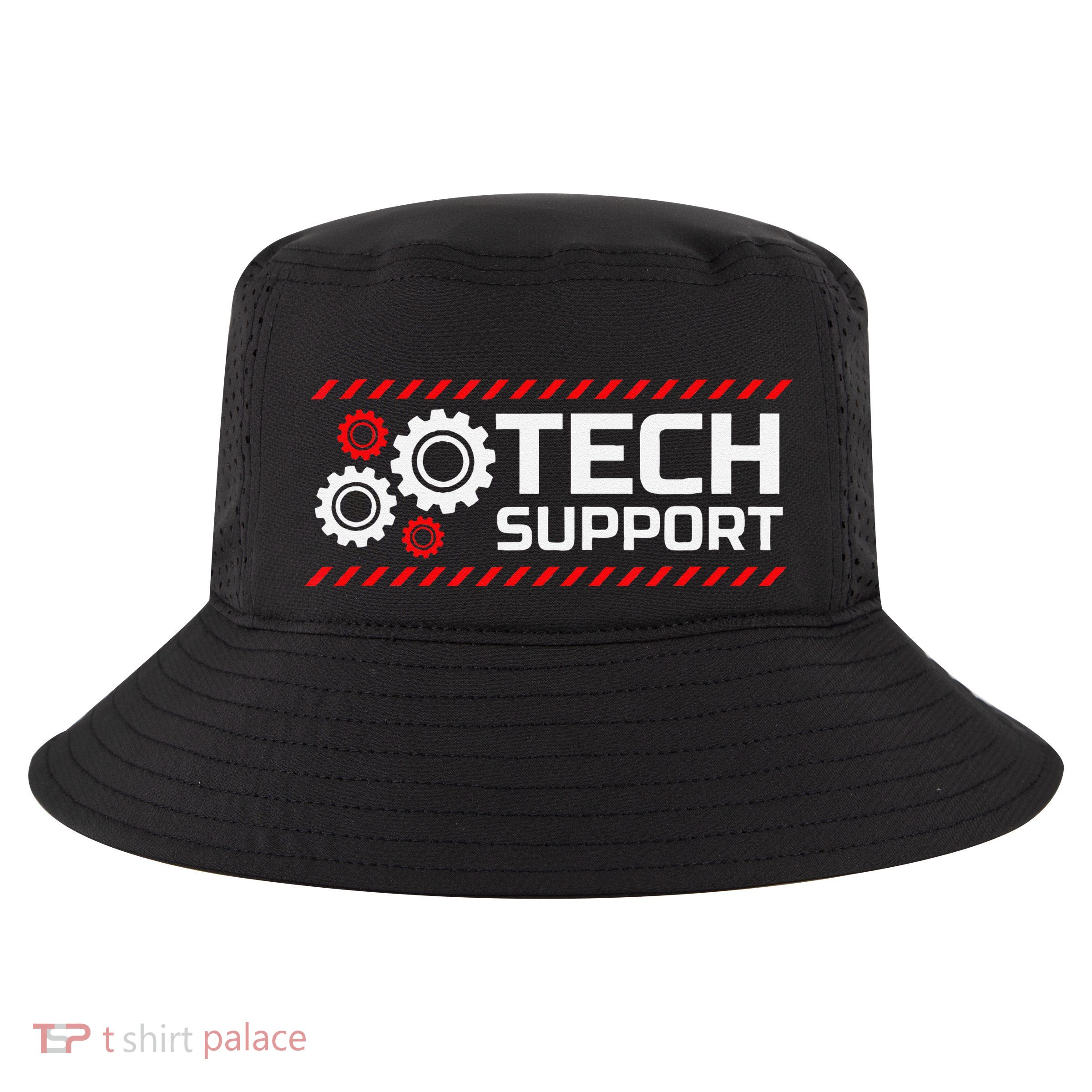 Tech Support Funny Cool Comfort Performance Bucket Hat