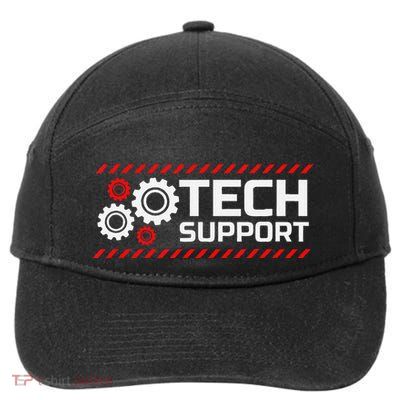 Tech Support Funny 7-Panel Snapback Hat