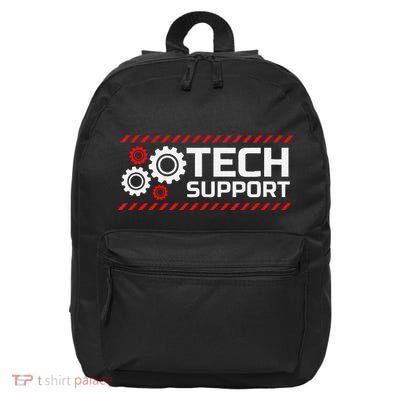 Tech Support Funny 16 in Basic Backpack