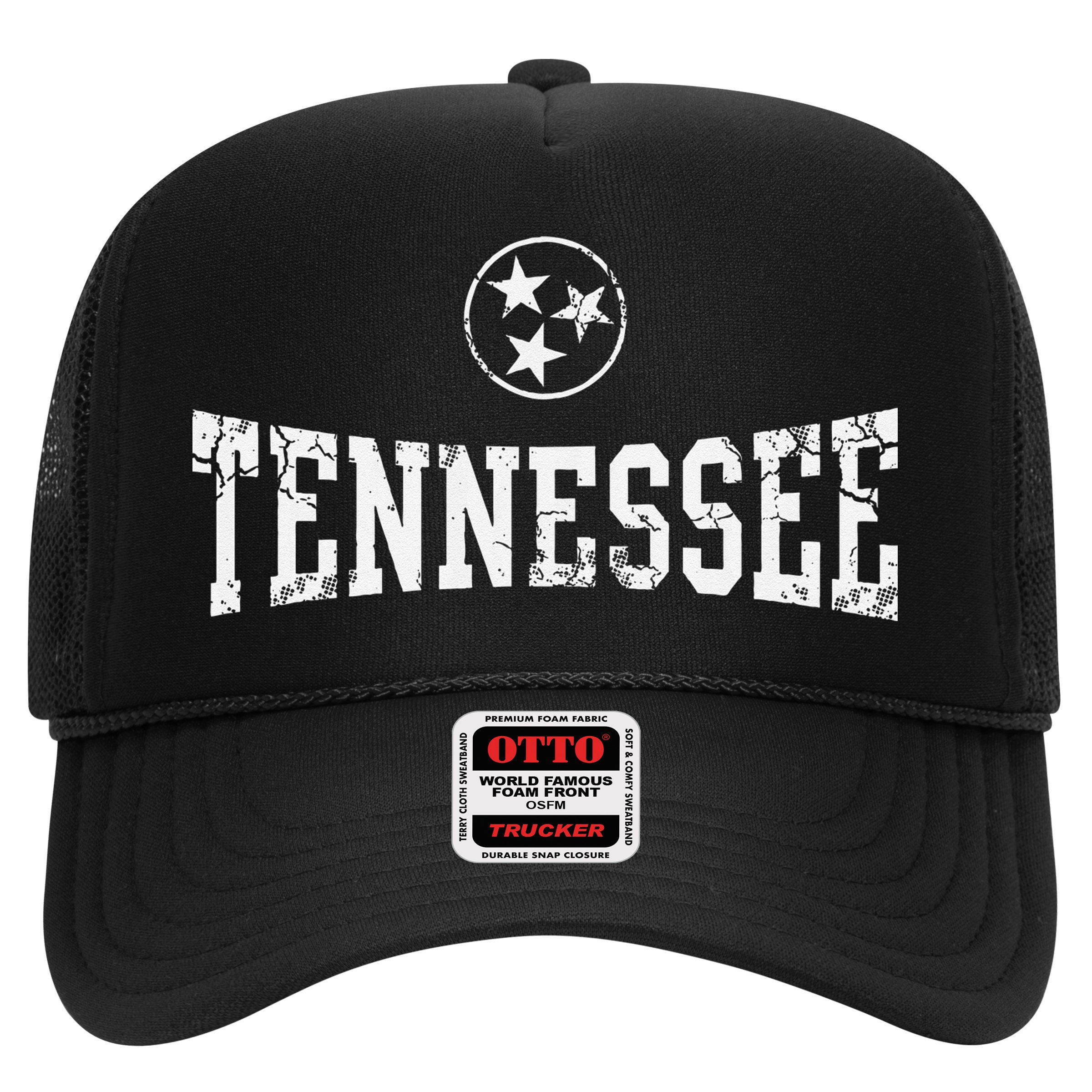 Tennessee State Flag Home Tennessean Distressed Orange Hat