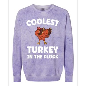 Turkey Squad Funny Thanksgiving Meaningful Gift Colorblast Crewneck Sweatshirt