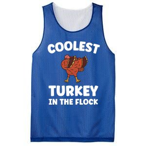 Turkey Squad Funny Thanksgiving Meaningful Gift Mesh Reversible Basketball Jersey Tank