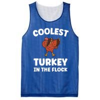 Turkey Squad Funny Thanksgiving Meaningful Gift Mesh Reversible Basketball Jersey Tank