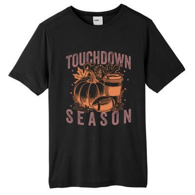 Touchdown Season Football Fall Graphic Tall Fusion ChromaSoft Performance T-Shirt