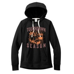 Touchdown Season Football Fall Graphic Women's Fleece Hoodie