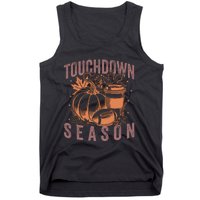 Touchdown Season Football Fall Graphic Tank Top