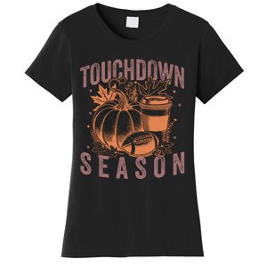 Touchdown Season Football Fall Graphic Women's T-Shirt