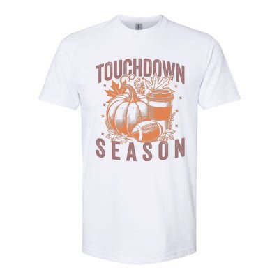 Touchdown Season Football Fall Graphic Softstyle CVC T-Shirt