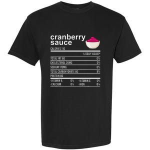 Thanksgiving Sauce Food Cranberry Nutrition Fact Garment-Dyed Heavyweight T-Shirt