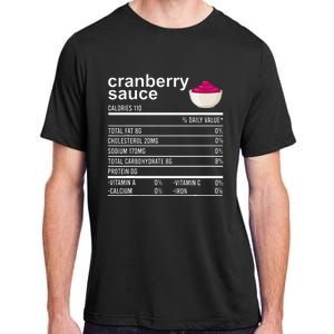 Thanksgiving Sauce Food Cranberry Nutrition Fact Adult ChromaSoft Performance T-Shirt