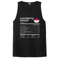 Thanksgiving Sauce Food Cranberry Nutrition Fact PosiCharge Competitor Tank