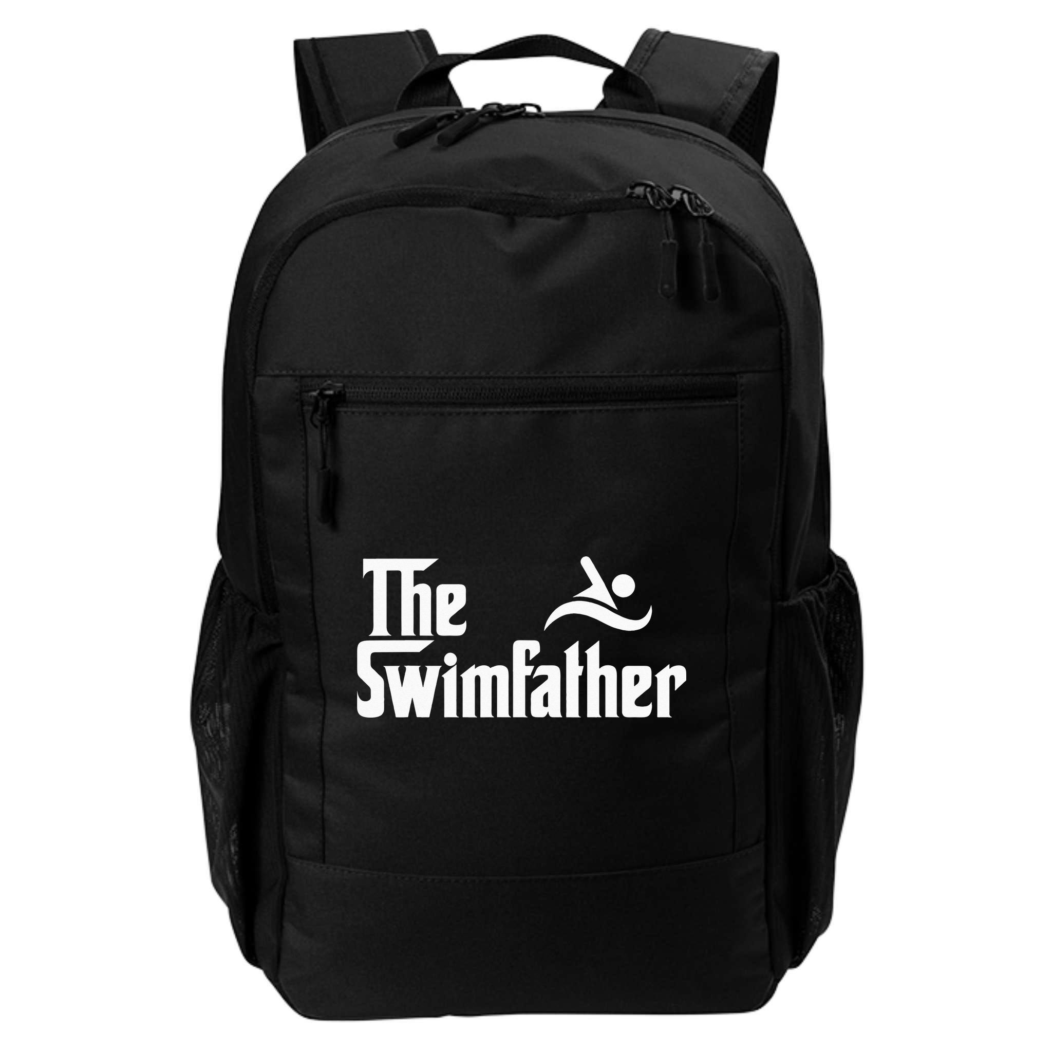 The Swim Father Funny Swimming Swimmer Gift Backpack