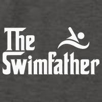 The Swim Father Funny Swimming Swimmer Gift Vector Backpack