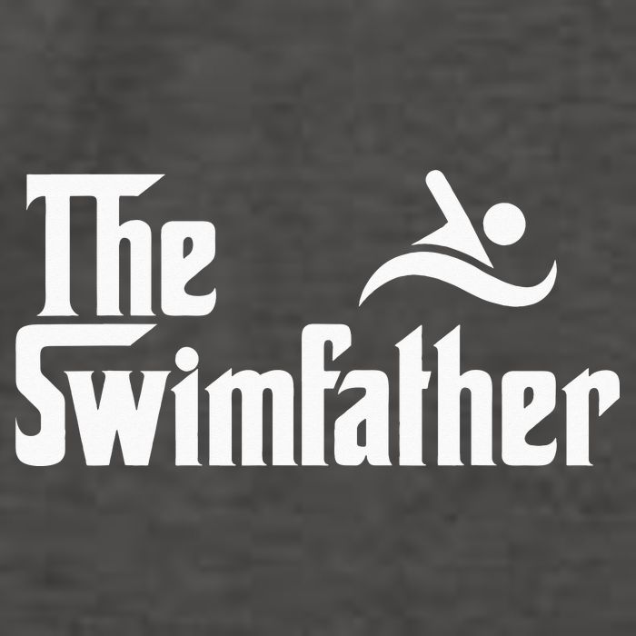 The Swim Father Funny Swimming Swimmer Gift Vector Backpack