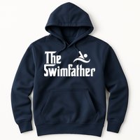 The Swim Father Funny Swimming Swimmer Gift Hoodie