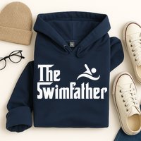 The Swim Father Funny Swimming Swimmer Gift Hoodie