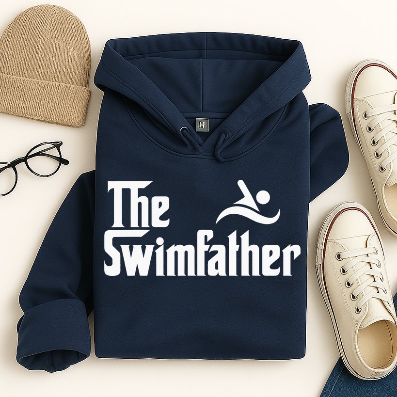 The Swim Father Funny Swimming Swimmer Gift Hoodie