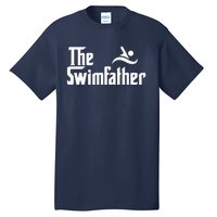 The Swim Father Funny Swimming Swimmer Gift Tall T-Shirt