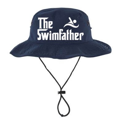 The Swim Father Funny Swimming Swimmer Gift Bucket Hat