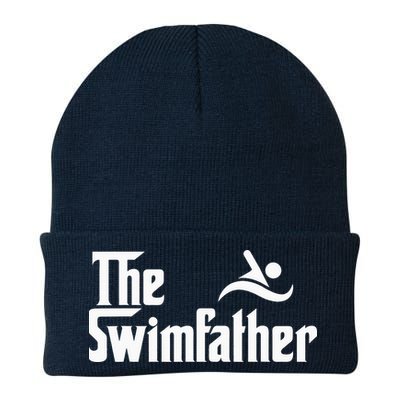 The Swim Father Funny Swimming Swimmer Gift Beanie