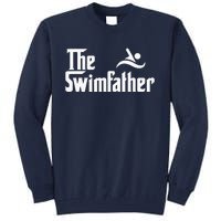 The Swim Father Funny Swimming Swimmer Gift Tall Sweatshirt