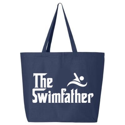 The Swim Father Funny Swimming Swimmer Gift 25L Jumbo Tote