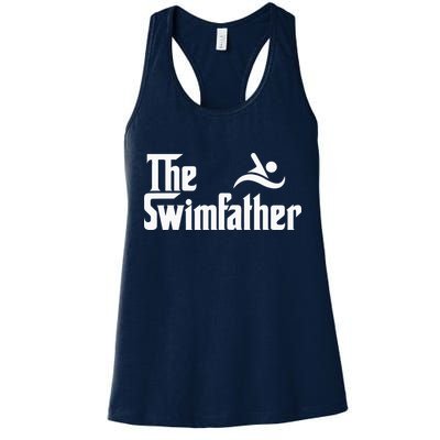 The Swim Father Funny Swimming Swimmer Gift Womens Tank Top