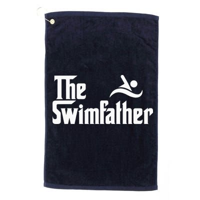 The Swim Father Funny Swimming Swimmer Gift Golf Towel