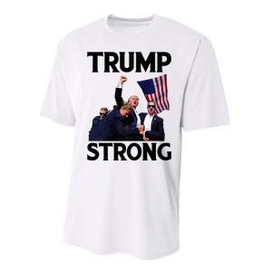 Trump Strong Fist Hand Us Vote Trump 2024 Survives Rally Performance Sprint T-Shirt