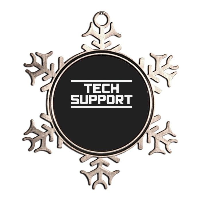 Tech Support For It Professionals Casual Wear Metallic Star Ornament