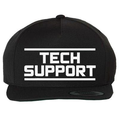 Tech Support For It Professionals Casual Wear Wool Snapback Cap