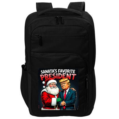 Trump SantaS Favorite President Impact Tech Backpack