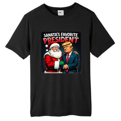 Trump SantaS Favorite President Tall Fusion ChromaSoft Performance T-Shirt