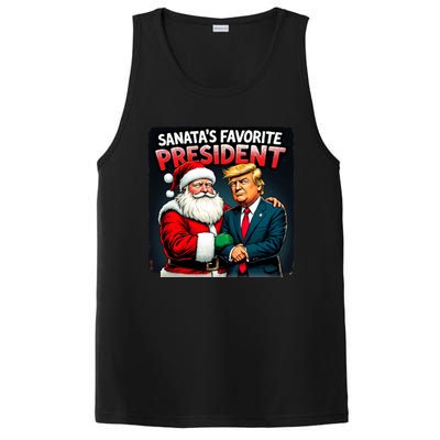 Trump SantaS Favorite President PosiCharge Competitor Tank