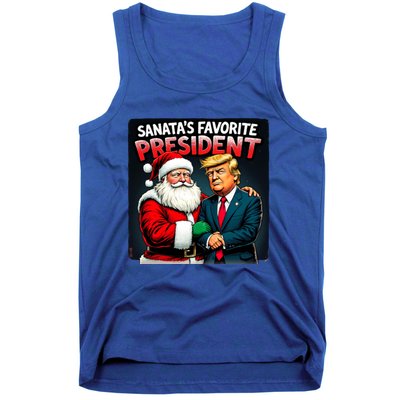 Trump SantaS Favorite President Tank Top