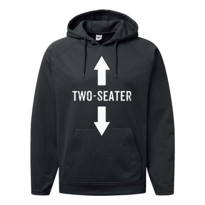 Two Seater For Men 2 Seater Dad Funny Gift Performance Fleece Hoodie