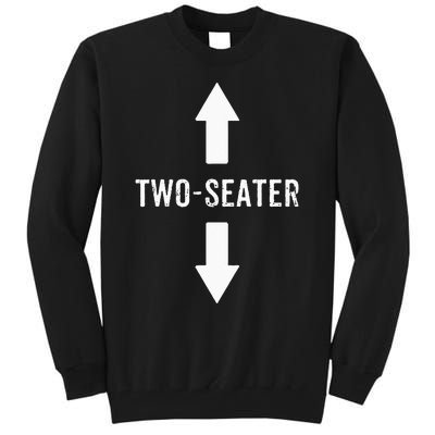 Two Seater For Men 2 Seater Dad Funny Gift Tall Sweatshirt