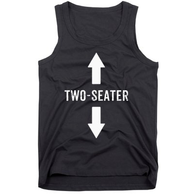 Two Seater For Men 2 Seater Dad Funny Gift Tank Top