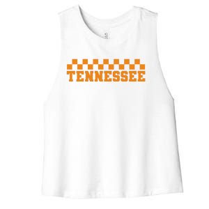 Tennessee Sports Fan Women's Racerback Cropped Tank