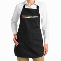 Token Straight Friend Rainbow Colors LGBT Apron