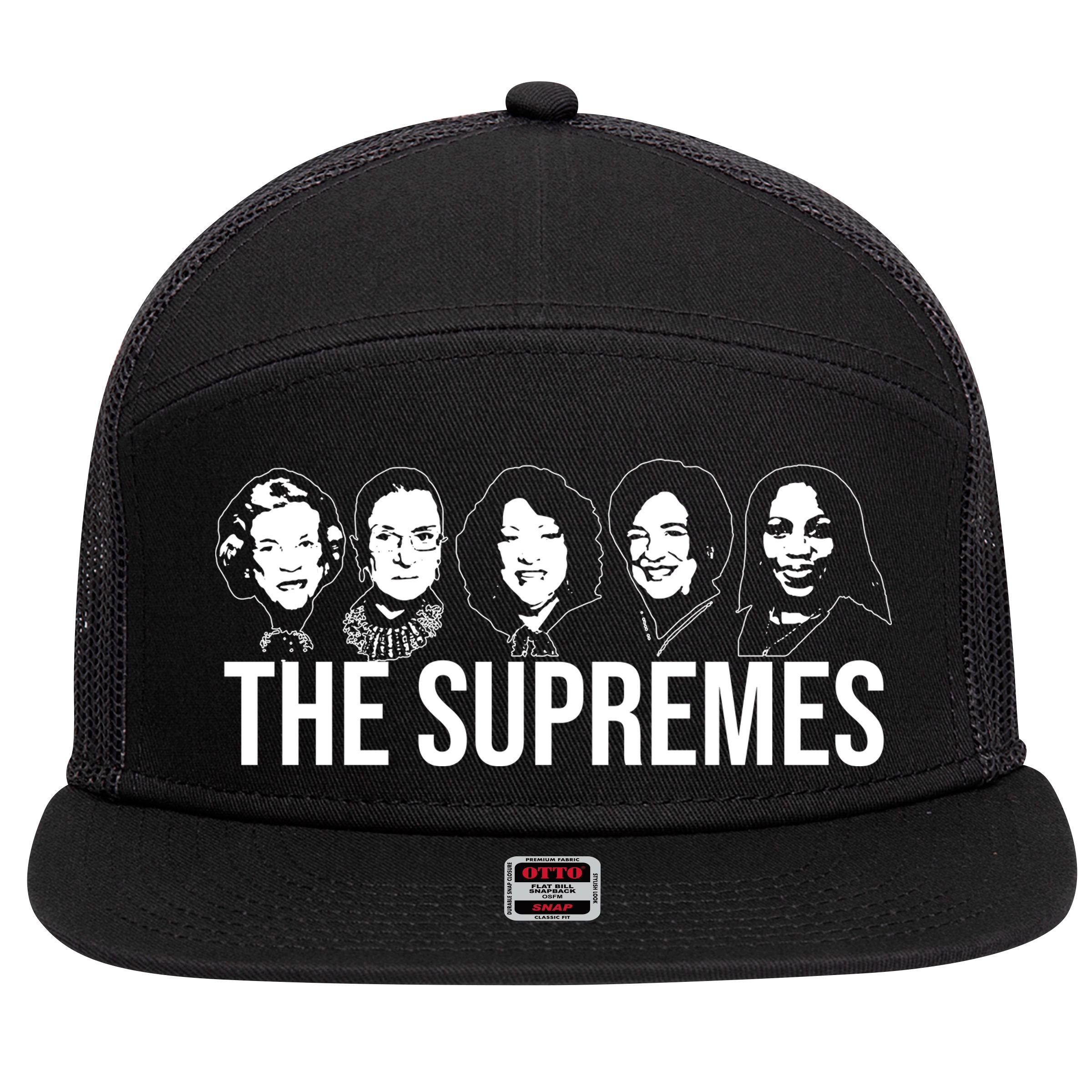 The Supremes Female Supreme Court Justices 7 Panel Mesh Trucker Snapback Hat