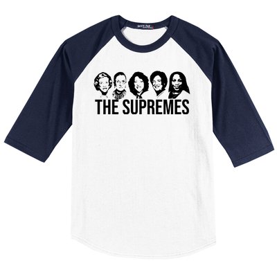 The Supremes Female Supreme Court Justices Baseball Sleeve Shirt