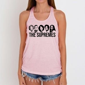 The Supremes Female Supreme Court Justices Women's Knotted Racerback Tank