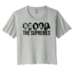 The Supremes Female Supreme Court Justices Women's Crop Top Tee