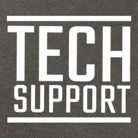 Tech Support Funny Cotton Canvas Backpack