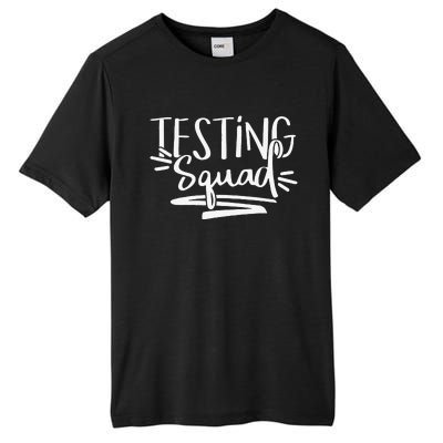 Testing Squad Funny Final Exam Boost Confident Student Tall Fusion ChromaSoft Performance T-Shirt