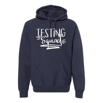 Testing Squad Funny Final Exam Boost Confident Student Premium Hoodie