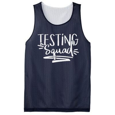 Testing Squad Funny Final Exam Boost Confident Student Mesh Reversible Basketball Jersey Tank