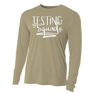 Testing Squad Funny Final Exam Boost Confident Student Cooling Performance Long Sleeve Crew