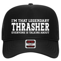T.H.R.A.S.H.E.R Surname Funny Team Family Last Name T.H.R.A.S.H.E.R Trucker Hat
